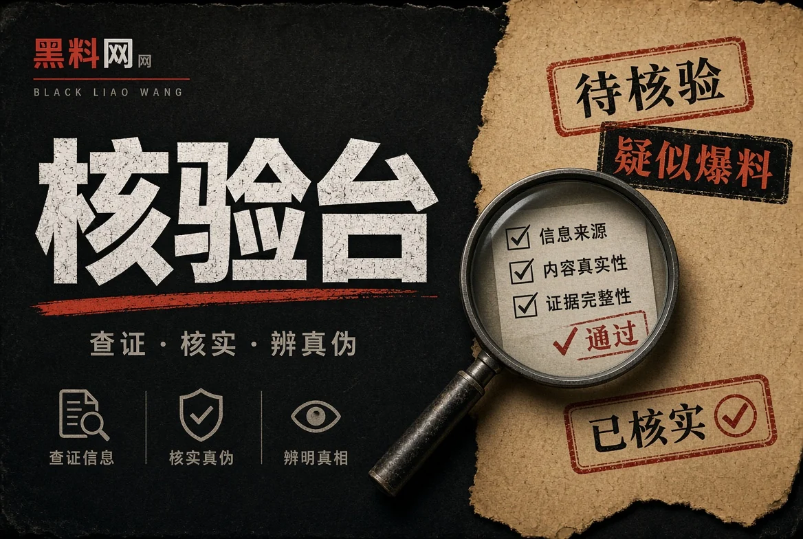对证台公开资料核验主题影像